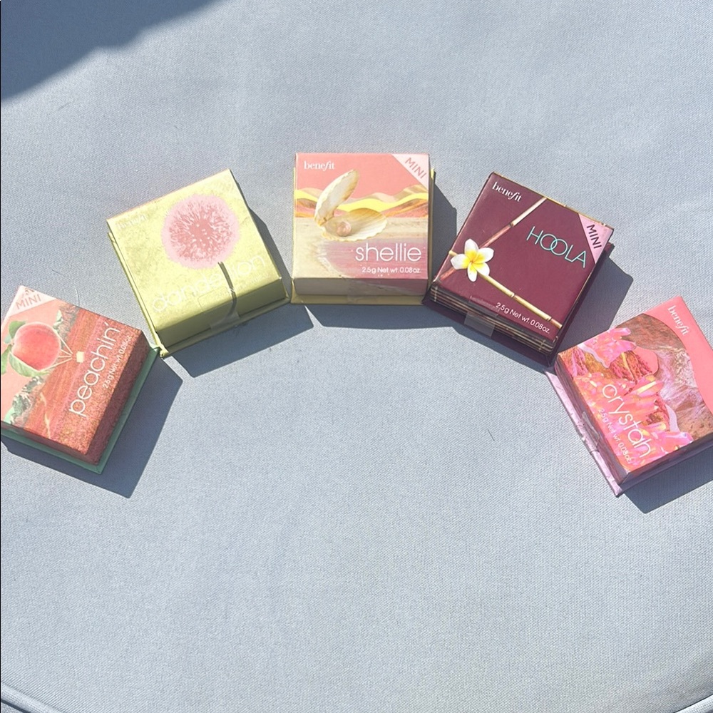 Benefit Blush Collection Pink and Yellow Shades